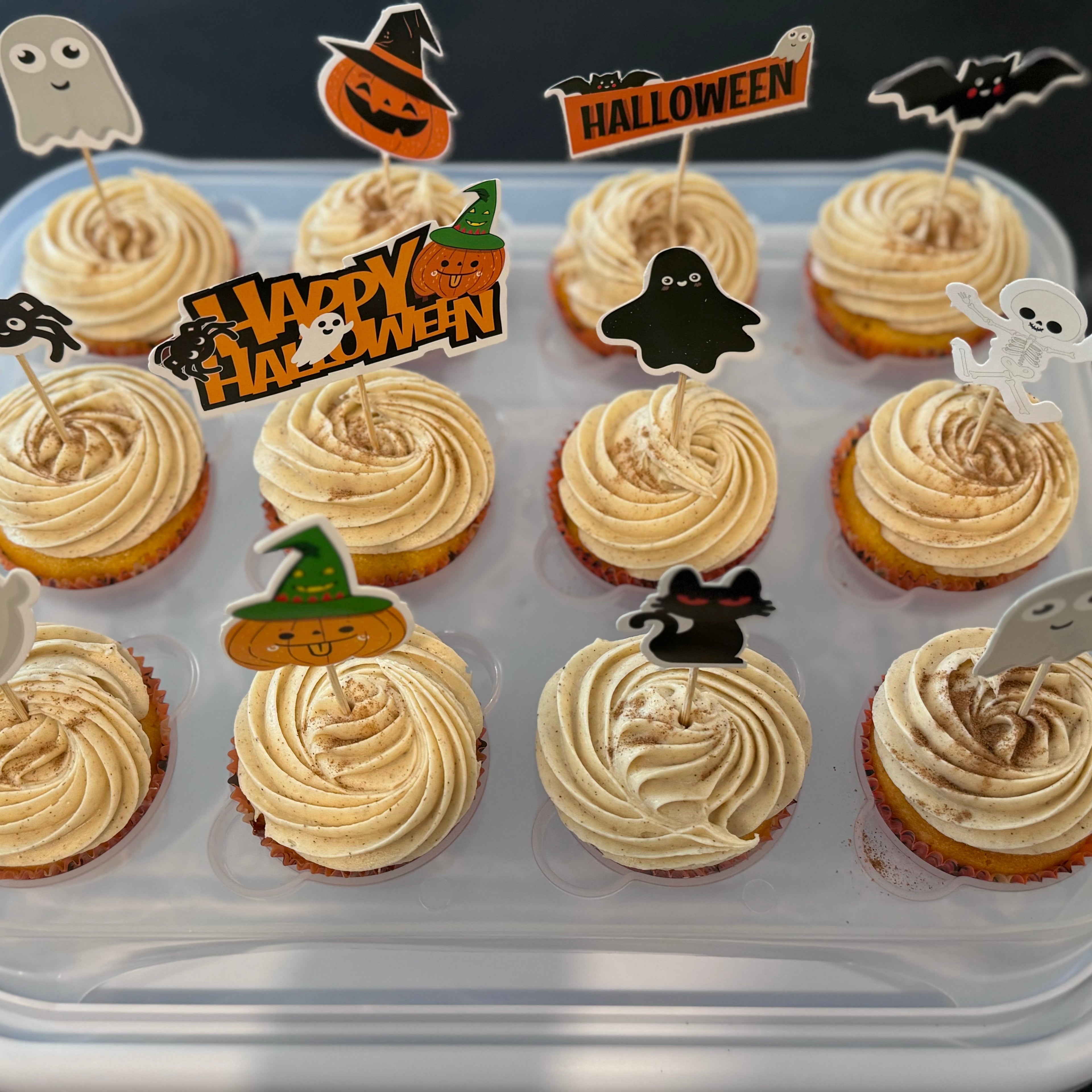 Pumpkin spiced cupcakes