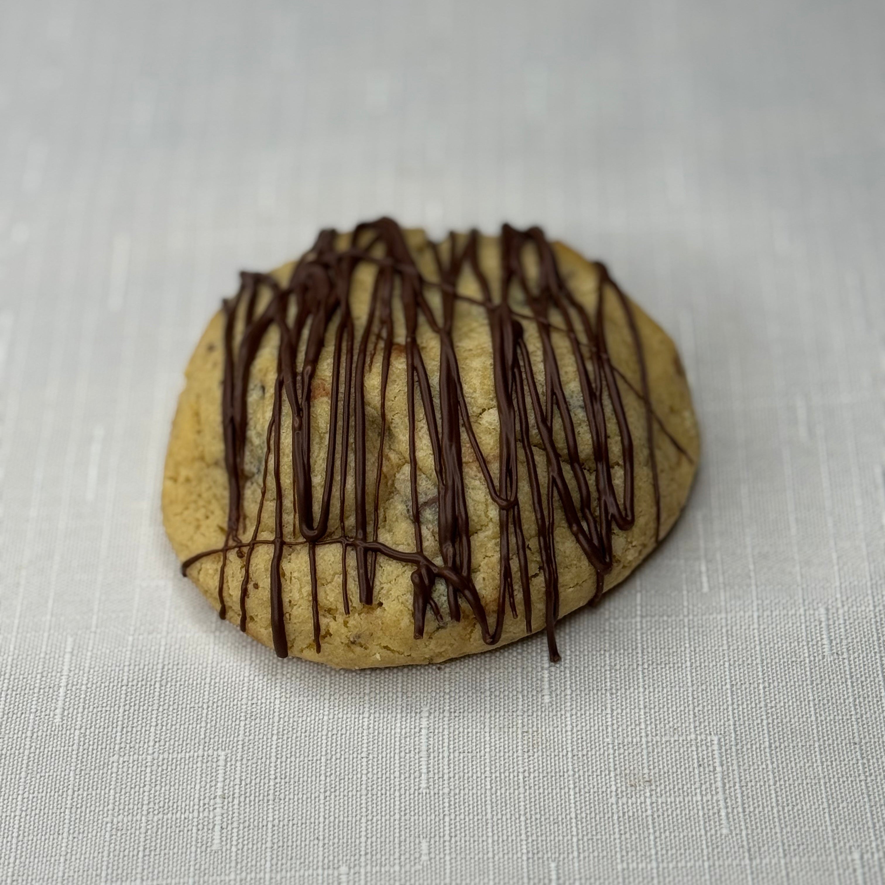 Nutella stuffed choc chip cookie
